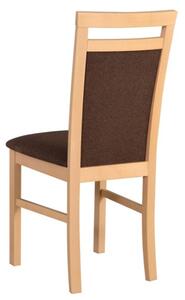 Jídelní židle MILAN 5 dub sonoma/hnědá