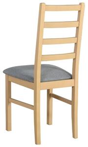 Jídelní židle NILA 8 dub sonoma/světle šedá