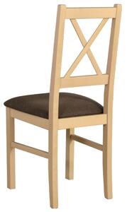 Jídelní židle NILA 10 dub sonoma/hnědá