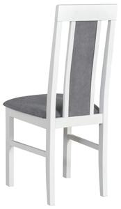 Jídelní židle NILA 2 bílá/světle šedá