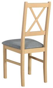 Jídelní židle NILA 10 dub sonoma/světle šedá