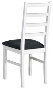 Jídelní židle NILA 8 bílá/černá