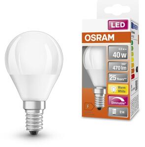 Stmívatelná LED žárovka E14 4,9 W SUPERSTAR CLASSIC P, teplá bíla