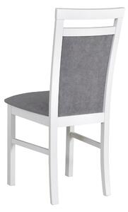 Jídelní židle MILAN 5 bílá/světle šedá