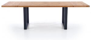 HALMAR Jídelní rozkládací stůl Press 160/250 cm dub artisan/černý