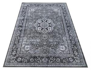 Vintage vzorovaný koberec do obýváku šedé barvy Šířka: 160 cm | Délka: 220 cm