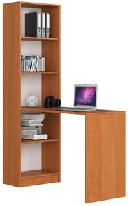 Ak furniture Psací stůl s regálem Smart olše