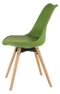 Jídelní židle Samim (olivová + buk). Vlastní profesionální přeprava až k Vám domů 809476