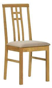 Jídelní židle Sarven (dub sonoma + krémová). Vlastní profesionální přeprava až k Vám domů 809481