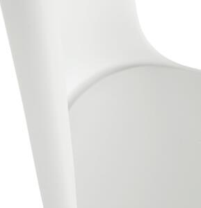 Jídelní židle Samim (bílá + buk). 809478