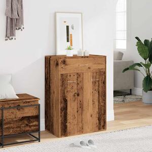 Botník old wood 60 x 35 x 84 cm kompozitní dřevo