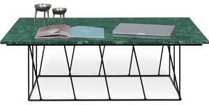 Zelený mramorový konferenční stolek TEMAHOME Helix 120 x 76 cm