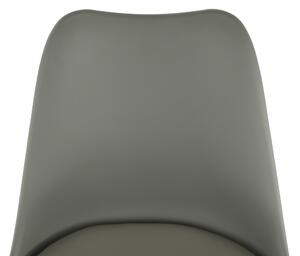 Jídelní židle Samim (světle šedá + buk). 809477