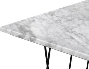 Bílý mramorový odkládací stolek TEMAHOME Helix 50 x 50 cm