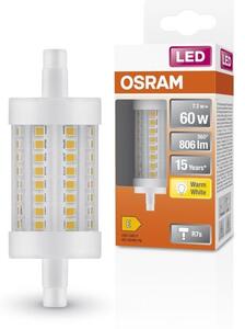 Speciální LED žárovka R7s 7,3 W LINE, teplá bíá