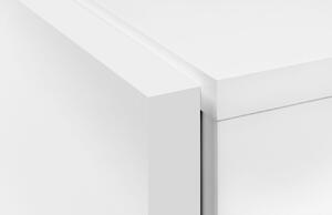 Bílý noční stolek TEMAHOME Float 45 x 43 cm