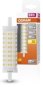 Speciální LED žárovka R7s 15 W LINE, teplá bíá