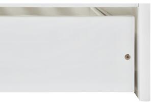 Postel s výsuvným lůžkem LAUNIE bílá, 90x200 cm
