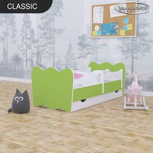 Svět pokojů Dětská postel klasik - zelená + matrace zdarma Úložný prostor: Ne, Rozměr: 140x70 cm