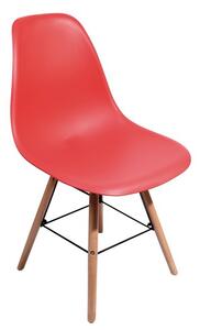 Jídelní židle Lyon, červená
