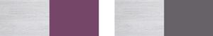 Svět pokojů Next Postel 200 x 90 cm NX19 Barva: bělená borovice / fialová