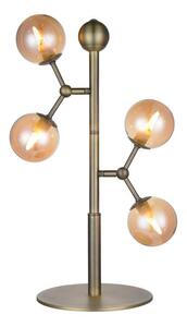 Halo Design - Atom Stolní Lampa Antique Brass/Amber - Lampemesteren