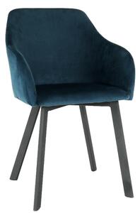 Jídelní židle Talira (modrá + černá). Vlastní profesionální přeprava až k Vám domů 809574