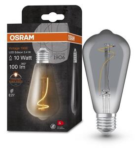 Vintage LED žárovka E27 3,4 W EDISON, teplá bílá