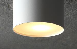 Nordic Design Bílé kovové bodové světlo U-M