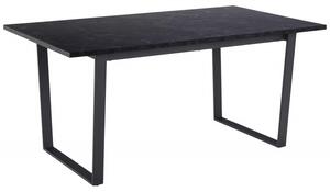 Actona Jídelní stůl Amble 160x90 cm černý mramor
