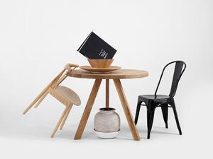 Nordic Design Přírodní masivní jídelní stůl Tree 90 cm