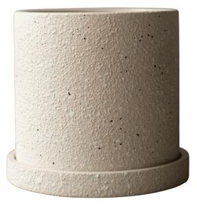 Květináč Grow Pot L "Creme Structure" DBKD