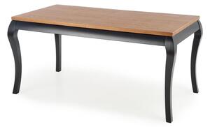 HALMAR Jídelní rozkládací stůl Noka 160/240 cm dub grandson/černý