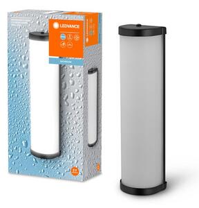 Černé koupelnové LED nástěnné svítidlo CYLINDER 320mm