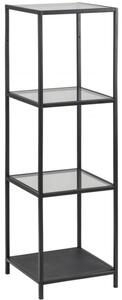 Actona Regál Seaford 37 x119,5 cm černý