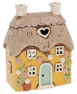 Keramický svícen Domek 15 cm