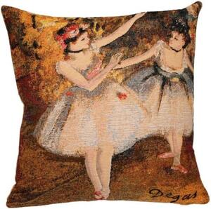 Gobelínový povlak na polštář Baletní tanečníci, Edgar Degas 45x45 cm
