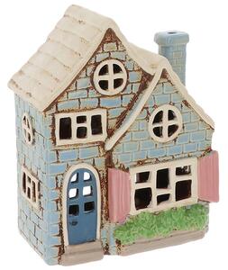 Keramický svícen Domek 21 cm