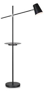 Markslöjd 107307 - Stojací lampa s USB LINEAR 1xE14/40W/230V