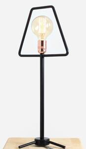 Nordic Design Černá kovová stolní lampa Jolita