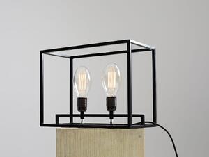 Nordic Design Černá kovová stolní lampa Weric