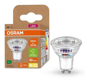Ultra účinná LED bodovka GU10 PAR16 2 W, teplá bílá