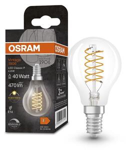Vintage LED žárovka E14 CLASSIC P 4.8 W, teplá bílá
