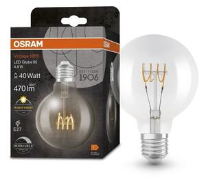 Vintage LED stmívatelná žárovka E27 GLOBE 4.8 W, teplá bílá