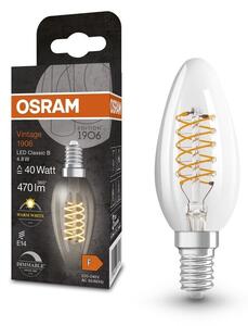 Vintage LED žárovka E27 CLASSIC B 4.8 W, teplá bílá