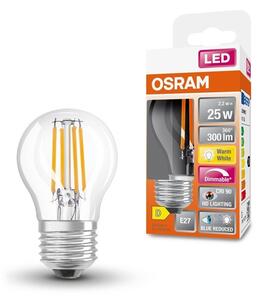 Průhledná LED žárovka E27 SUPERSTAR CRI 90, teplá bílá