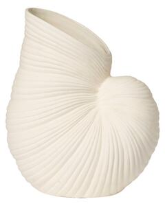 FERM LIVING Váza Shell Vase, Off-white