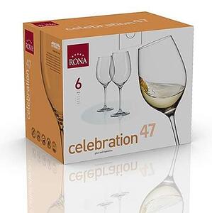 Rona Sklenice na víno Celebration 470 ml 6 ks