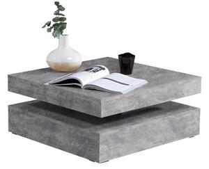 Konferenční stolek ANAKIN, světle šedý beton, 5 let záruka