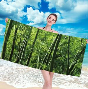 Plážová osuška s motivem bambusu Šířka: 100 cm | Délka: 180 cm